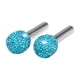 thumbnail image 1 of 2pcs / Pack Bling Cerradura De Puerta De Coche Cubierta De Perno De Tracción Auto Interior Trim Azul, 1 of 5