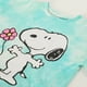thumbnail image 3 of Polera Manga Corta Niña Woodst Turquesa Snoopy, 3 of 4