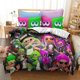 thumbnail image 1 of Popular Splatoon Game Printed Bedding Set Duvet Cover Set Pillow Case Full Size Bed Linen Bed Sets Bed Sheets, 1 of 5