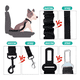 thumbnail image 2 of Pack 2 correa seguridad auto perro gato mascota resorte bowl, 2 of 3