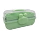 thumbnail image 3 of Caja De Almacenamiento Para Accesorios Para El Cabello, Estuche Para Guardar Horquillas, Coleteros, Gomas Para El Cabello, Color Verde, 3 of 5