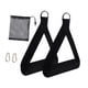 thumbnail image 4 of 2 Asas De Ejercicio Antideslizantes Para Máquina De Cable, Equipo De Fitness Desplegable, Color Negro, 4 of 5