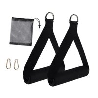 Magideal - 2 Piezas Manijas De Ejercicio Empuñaduras Ergonómicas Para Bandas Elásticas Accesorios De Agarre Antideslizante Material Pp Adecuadas Para Ejercicios Negro