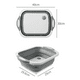 thumbnail image 2 of Tabla De Cortar 3 En 1 De Silicona Plegable Drenaje Cocina Multiuso, 2 of 3