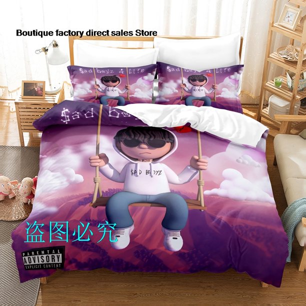 Junior H Sad Boyz Celebrity Album Bedding Set Single Twin Full Queen King Size Bed Set Adult Kid Bedroom Duvetcover Sets parureBed Sheets