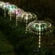 thumbnail image 1 of 2pcs 7LEDs Solar Fiber Optic Lights, Waterproof Jellyfish Lights, Decorative Lawn Lights, Turn The Switch On, Automatic Charging During The Day, Automatic Lighting At Night, Charging 6-8 Hours, Lighti, 1 of 2