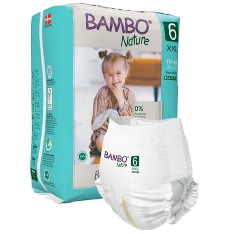 Bambo Nature - Pañales Desechables Pants Talla: Xxl, 18 Uds