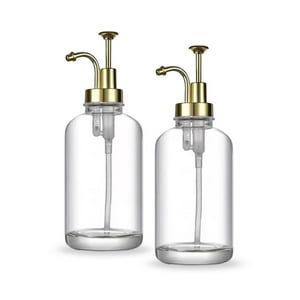 Santú Home & Deco - Dispensadores De Vidrio 500Ml Botella Luxe Set 2