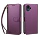 thumbnail image 3 of Funda con Billetera para [TCL K70 SE] con Bolsillo Zipper y Tarjetero Violeta, 3 of 6