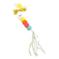 Ioensy - Juguete Teaser Para Gatos Domésticos Para Gatos De Interior, Juguete Interactivo Retráctil Colgante, Gusano Colorido