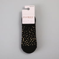 Calcetin 3X Pack Invisible Brillo Flores Mujer 50770-2