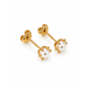 thumbnail image 2 of Aros Perla Cultivada Pistilo 5mm N3 Oro 18k 2.2gr Mujer Dorado, 2 of 4