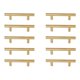 thumbnail image 1 of Juego de tiradores de bar Elegant Decor Quinn Brass, paquete de 10 unidades, 5 cm, 1 of 6
