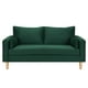 thumbnail image 1 of Sofa Sky 3c Felpa 05 Verde Botella, 1 of 5