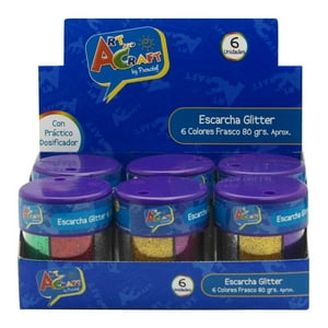 Escarcha Glitter Frasco 80 G Art & Craft