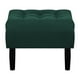 thumbnail image 5 of Sofa Retro 3c + 2 Pouf Felpa 00 Verde Botella, 5 of 6
