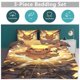thumbnail image 5 of Pik_achu Print Bedding Set Pattern Duvet Cove Set 3 Pieces 1 Quilt Cover And 2 Pillowcases for Women Men Teens, 5 of 5