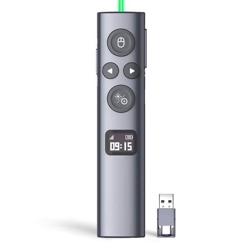 Clicker Inalámbrico Para Presentaciones Norwii N95S Ble Con Pantalla Oled