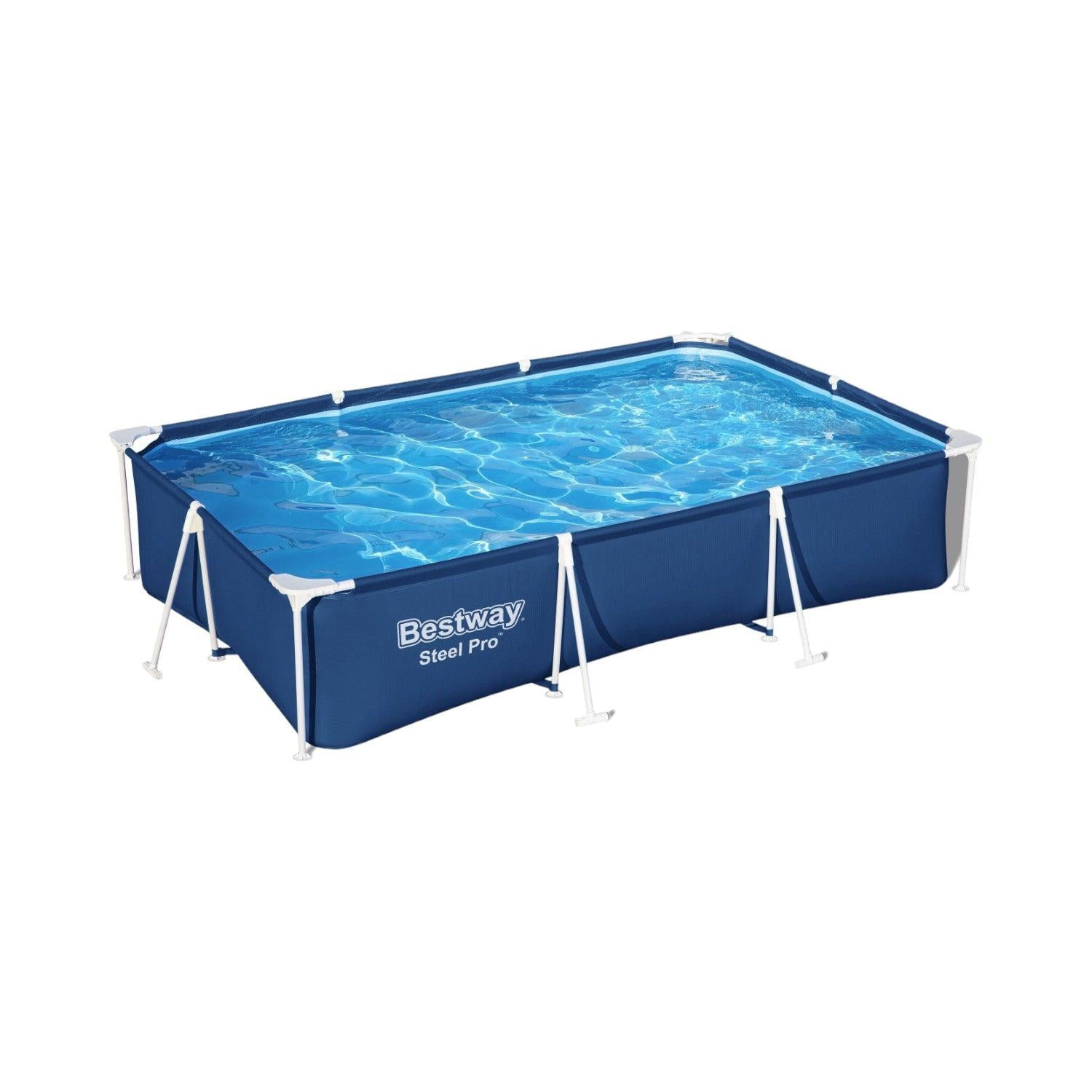 Piscina Bestway Rectangular Steel Pro Azul 2.80Mx2.01Mx66Cm Azul Tamano Unico