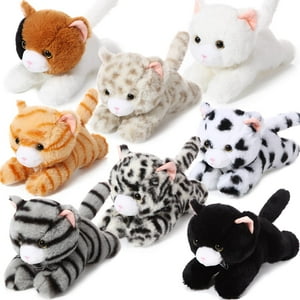 Peluche Libima Cat, 20 Cm, Gatitos De Peluche, 8 Unidades, Fiesta