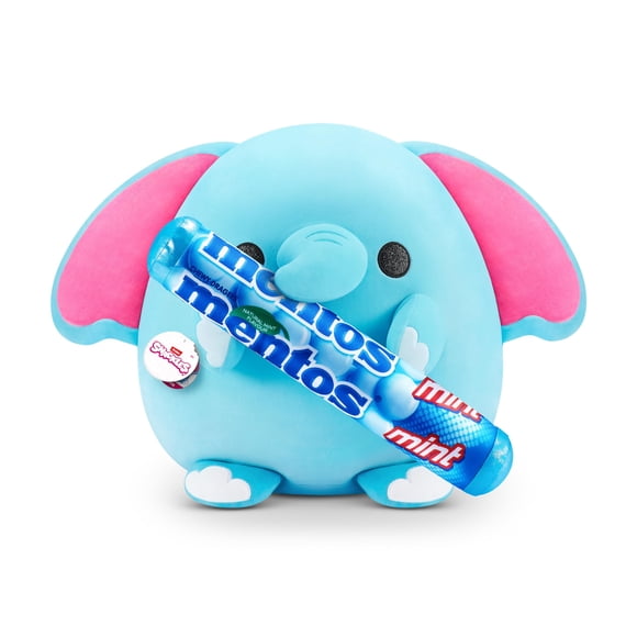 Peluche Snackles (Mentos) con forma de elefante, tamaño grande, 35 cm, ZURU