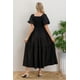 thumbnail image 3 of Vestido Largo Mujer Manga Globo Corta Cuello V 3345, 3 of 3