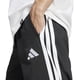 thumbnail image 2 of Pantalones deportivos adidas de tricot con dobladillo abierto de 3 rayas para hombre, color negro, 2 of 3