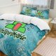thumbnail image 1 of Navy Blue Marble Unspeakable Comforter Set Soft 3 Pcs Twin Bedding Sets Thicken for All Season, 1 of 5
