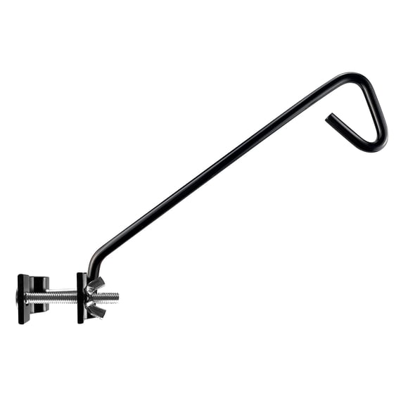 Gancho de almacenamiento MIXXIDEA, 28 cm, acero pesado, negro