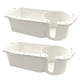 thumbnail image 1 of 2 paquete barco caddy organizador marino titular de la copa universal para el bajo barco kayak barco pontón pesca cabina de almacenamiento (2Pack-blanco), 1 of 3