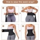 thumbnail image 4 of Faja reductora de cintura para mujer, con diseño de bucle, ajuste de tensión y antideslizante, invisible y flexible para el estómago y la grasa del vientre inferior., 4 of 5