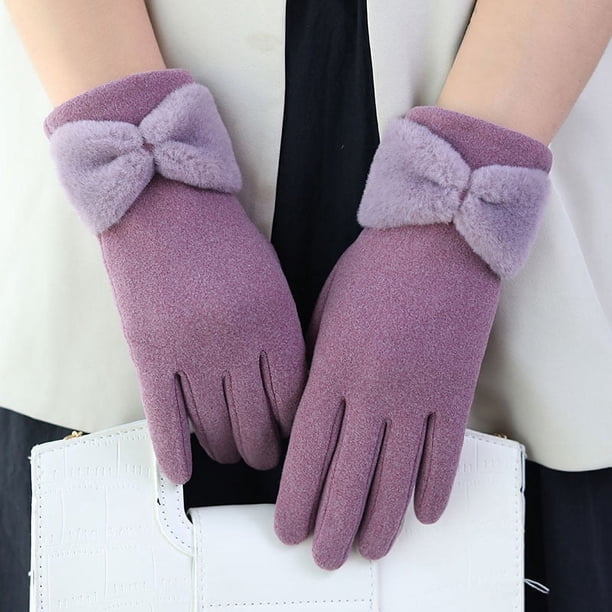 Women's Winter Fleece Gloves: Warm & Windproof - Perfect for Chilly Days!