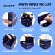 thumbnail image 5 of Carrito Utilitario Plegable Con Caja Rodante Portátil, 5 of 9