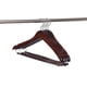 thumbnail image 3 of Perchas de Madera Calidad Premium Sólidas para Traje y Abrigo Caoba (5), 3 of 8