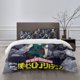 thumbnail image 1 of My Hero Academia Bedding Sets Bed Cartoon Duvet Cover Lightweight 3 Piece Bet Sets for Kids Boys Girls, 1 of 4