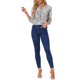thumbnail image 2 of INSPIRE CHIC Blusa Boho de Mujer Estampado Floral Cuello con Lazo Mangas 3/4 Tops Casuales S Gris, 2 of 6