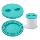 thumbnail image 1 of Uxcell Tapas para Latas de Comida para Gatos, Tapas de Latas de Comida para Perros con Toppers de Silicona con Forma de Orejas de Mascota, Un Tamaño para 3 Tamaños Estándar, (Verde Bosque, 2 Piezas), 1 of 7