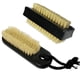 thumbnail image 1 of Cepillo limpiador de uñas Coralpearl de madera negra, 2 piezas, cerda natural, 1 of 3