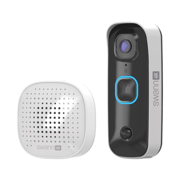 Video Timbre Swann Buddy4K UHD Inalámbrico con Vista de 165°