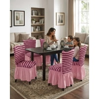 Mylhogar - Juego De 6 Fundas Para Sillas Diseño Turka De Lineas