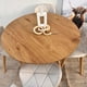 thumbnail image 5 of Comedor Mesa Shanna 100cm + 4 Sillones Rubik Beige Velvet, 5 of 5