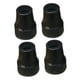 thumbnail image 1 of 4 piezas de puntas de bastón de goma de 7/8 pulgadas reemplazos resistentes al desgaste para suelo irregular o suelto instalación conveniente antidesl Negro, 1 of 4
