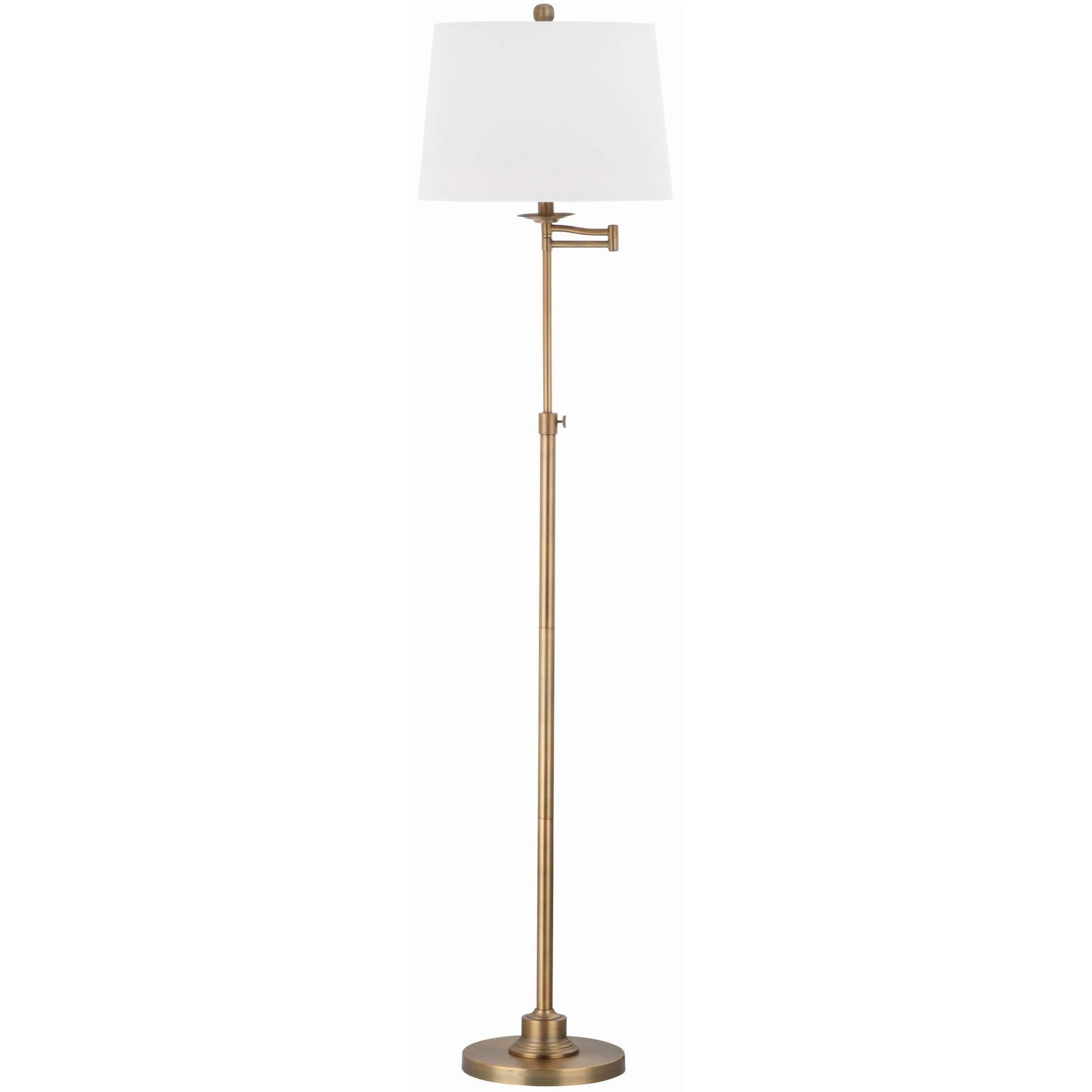 Lámpara De Pie Safavieh Nadia Traditional Farmhouse Gold 162 Cm