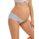 thumbnail image 4 of INSPIRE CHIC Ropa Interior de Maternidad para Mujeres Embarazadas, Soporte para el Vientre en Forma de V de Seda Helada, Bragas Sin Costuras de Tiro Bajo M Azul, 4 of 5