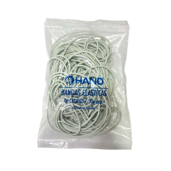 Bolsa De Elásticos Blancos 60x1.6mm 50gr