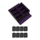 thumbnail image 1 of Caja Para Mazo De Cartas, Contenedor Práctico Y Resistente, Cierre Magnético, Almacenamiento De Cartas De Juego, Color Negro Y Morado, 1 of 5