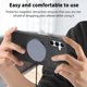thumbnail image 3 of Magnetic Slim Case for Samsung Galaxy A35 with Camera Guard & Anti-Scratch Back Black, 3 of 5