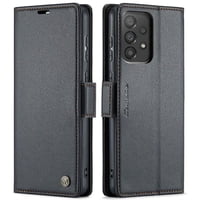 Caseme Tipo Cartera Samsung Galaxy A33 5G Con Cierre Magnético, Rfid, Tarjetero, Soporte, Carga Inalámbrica
