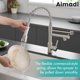 thumbnail image 2 of Grifo para fregadero de cocina AIMADI Contemporary con rociador desplegable, 2 of 6