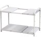 thumbnail image 1 of Estante Expandible Deco Brothers 39-64 cm Blanco de 2 Niveles, 1 of 5
